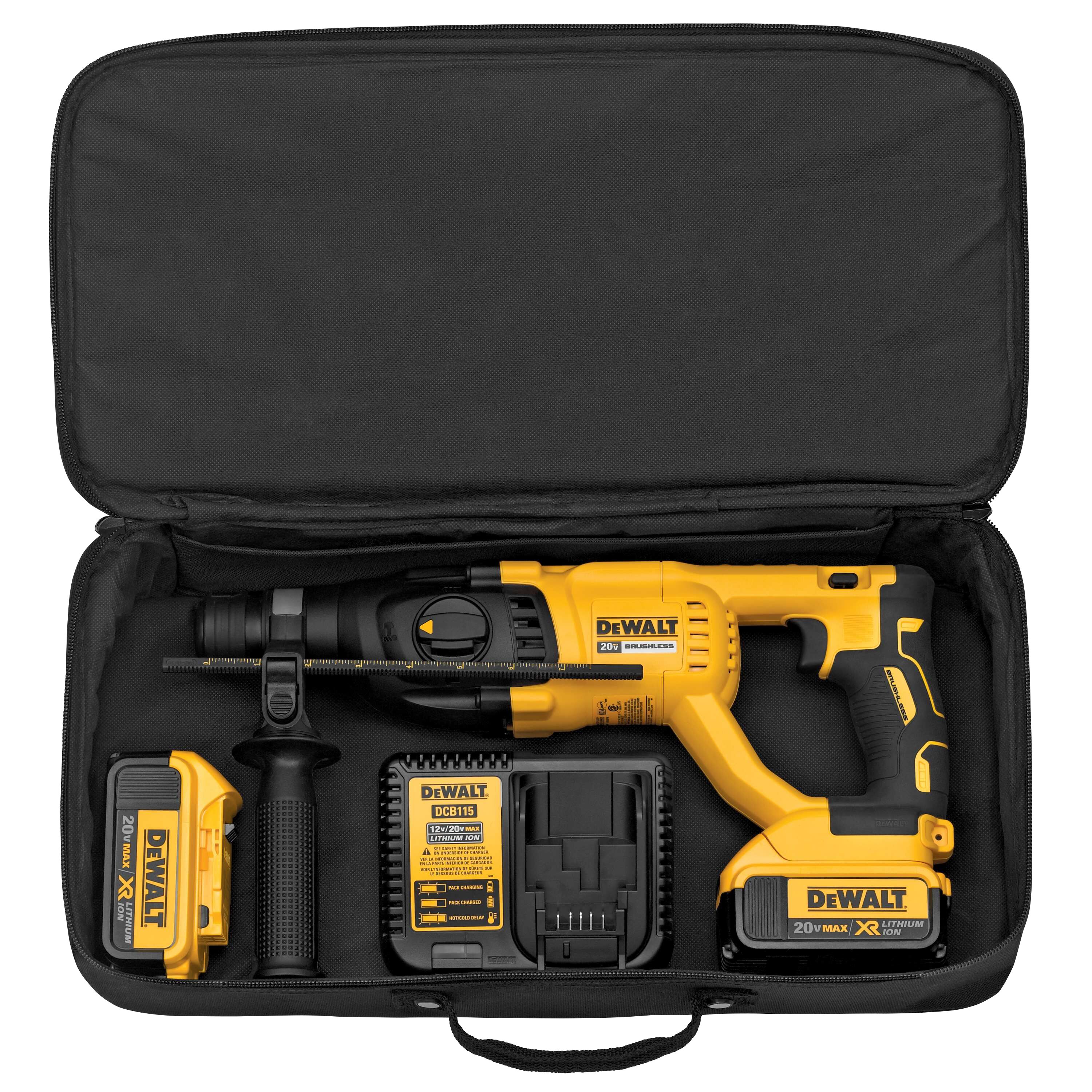 DEWALT 20 В литиевый бесщеточный 26 мм 3-режимный электрический молоток SDS-PULS® DCH133M2