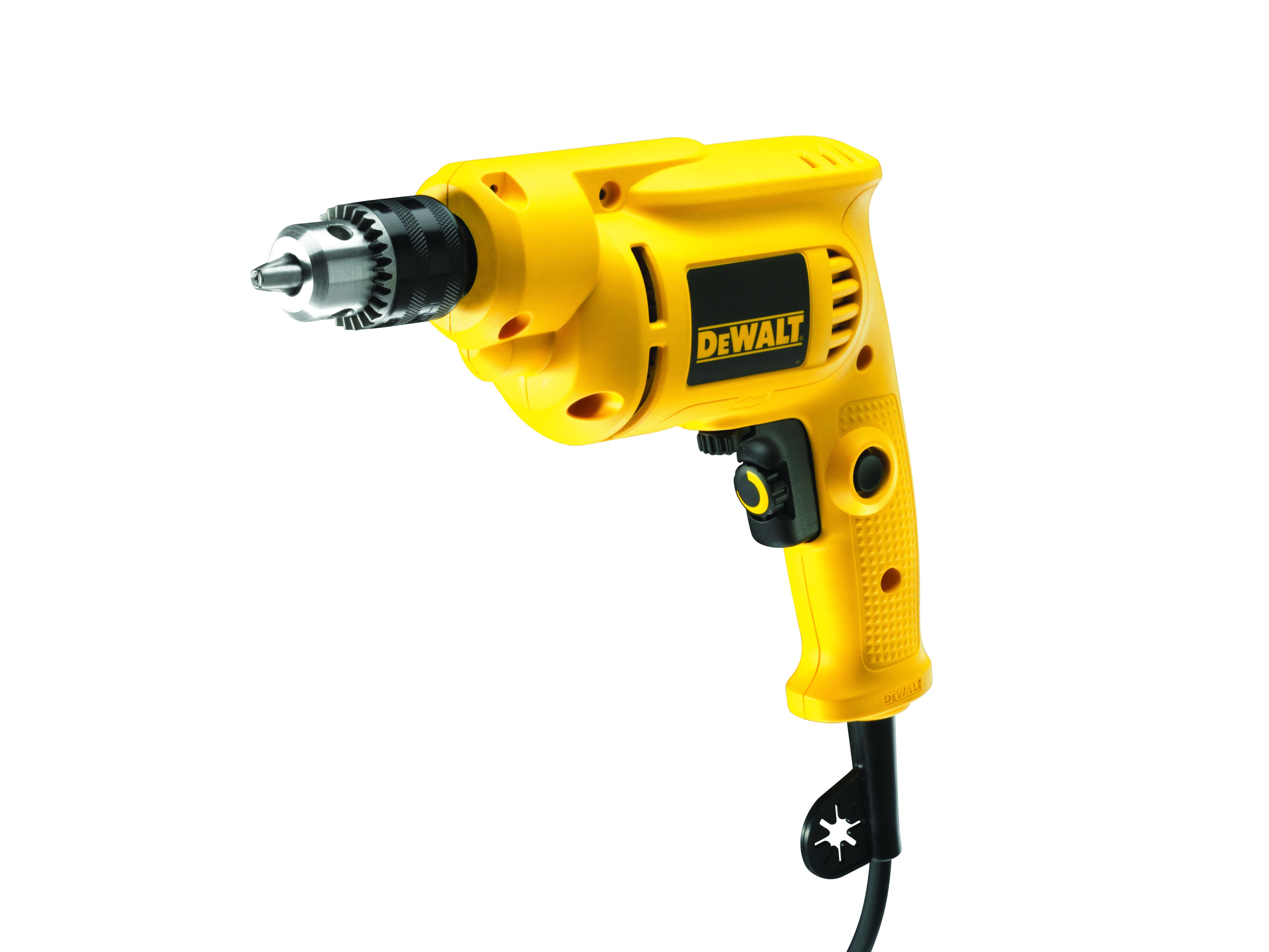 Электрическая дрель DEWALT 10 мм, 550 Вт с регулировкой скорости