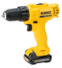 Литиевая электрическая компактная дрель-шуруповерт DEWALT 12 В DCD700S2K