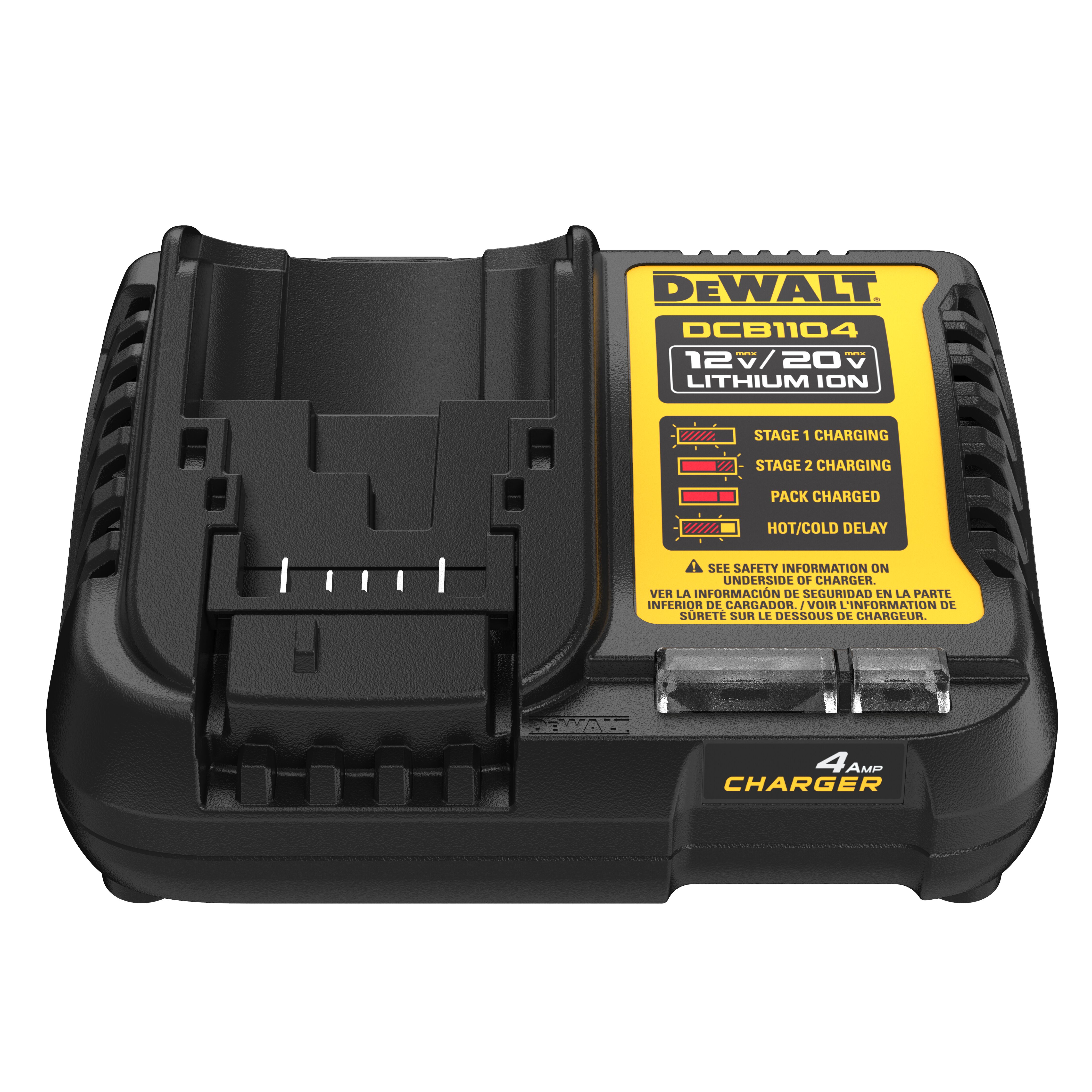 Зарядное устройство для литий-ионных аккумуляторов 12–20 В Dewalt DCB1104
