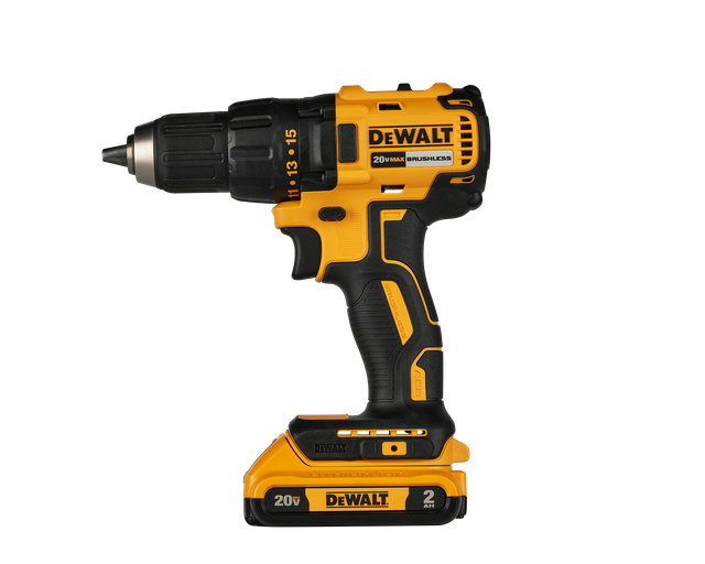 Литиевая электрическая бесщеточная дрель-шуруповерт Dewalt DCD7771D2, 20 В