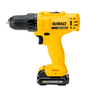 Литиевая электрическая компактная дрель-шуруповерт DEWALT 12 В DCD700S2K