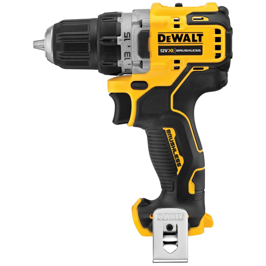 Компактная литиевая бесщеточная электрическая дрель DEWALT 12 В DCD701MD1