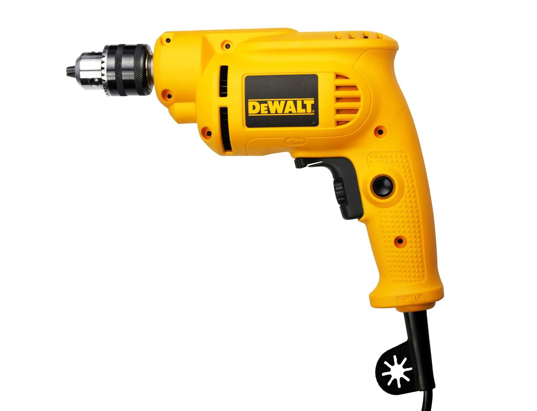 Электрическая дрель Dewalt 10 мм, 380 Вт с регулировкой скорости