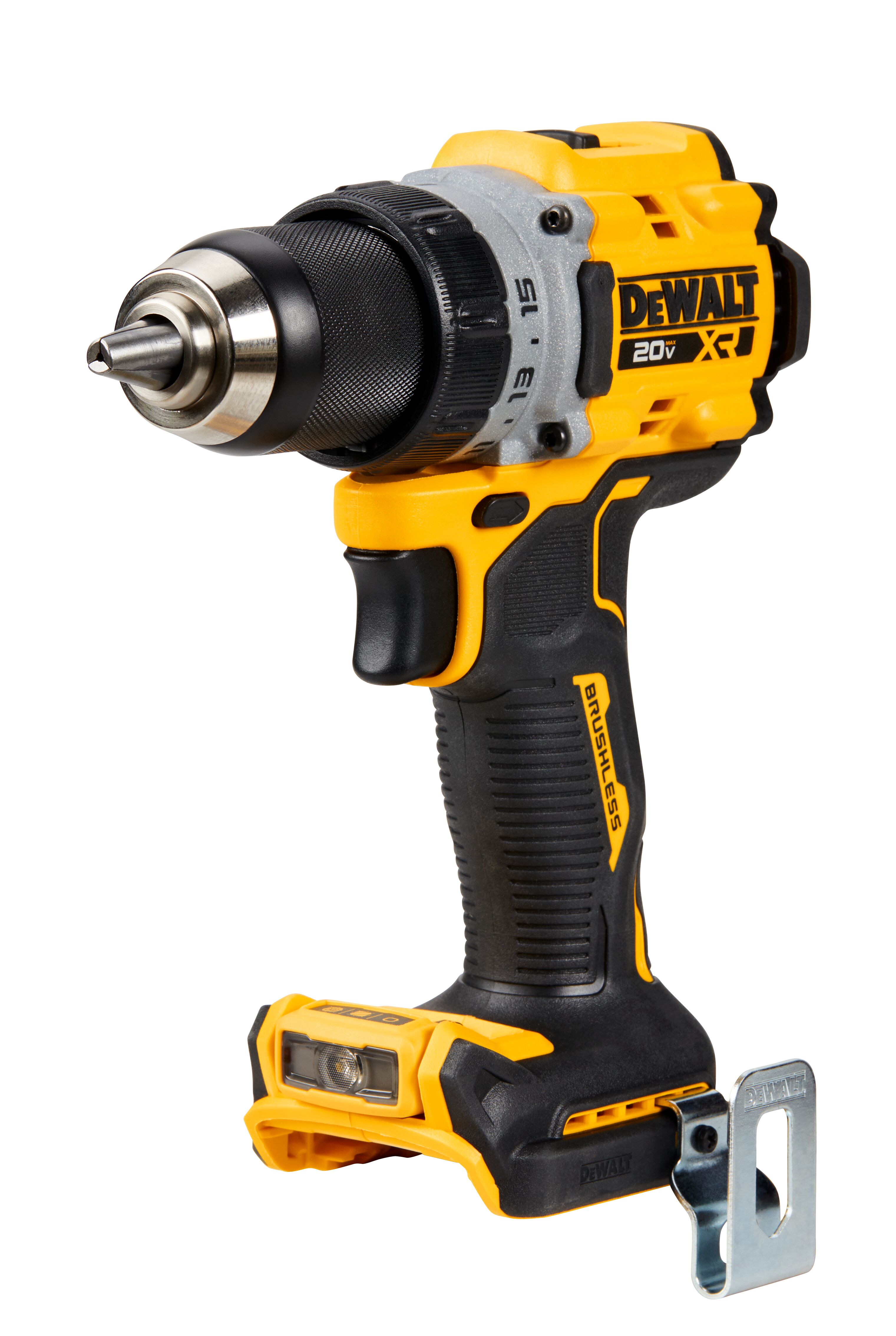 Литиевая электрическая бесщеточная компактная дрель-шуруповерт Dewalt DCD800NT 20 В